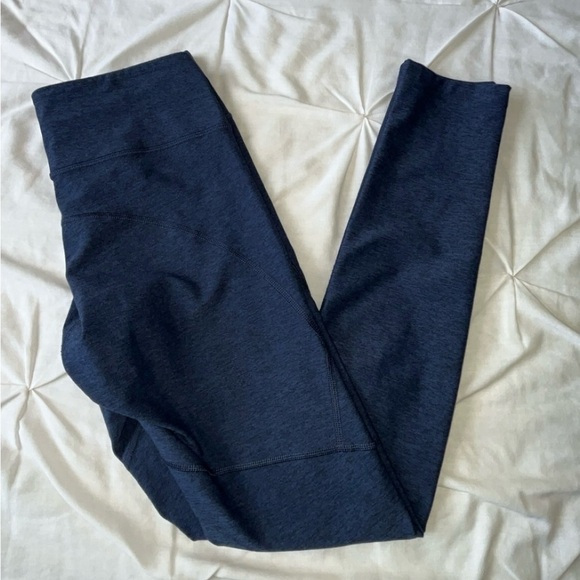 NWOT Outdoor Voices Navy Blue 7/8 Warm-Up Leggings SIZE SMALL - Picture 4 of 9